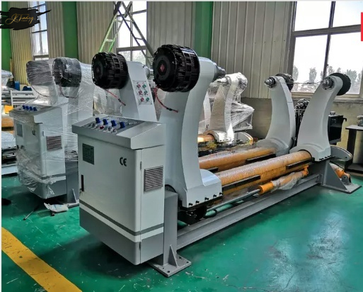 Hydraulic Mill Roll Stand Corrugated Cardboard Make Production Line